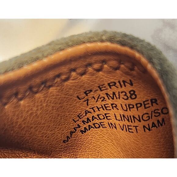 Lucky Brand Women's‎ Olive Green Erin Round Toe Ballet Flats Size 7.5 - Picture 7 of 7